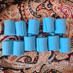 Foam hair rollers, good condition